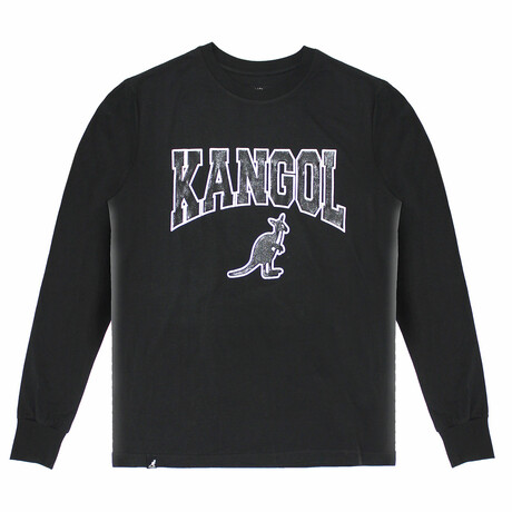 Kangol Long Sleeve Graphis Tee // Black (XS)