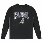 Kangol Long Sleeve Graphis Tee // Black (2XL)