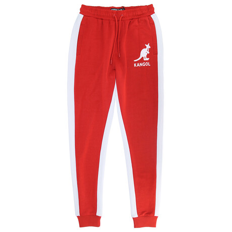 Kangol Track Pants // Equestrian Red (XS)