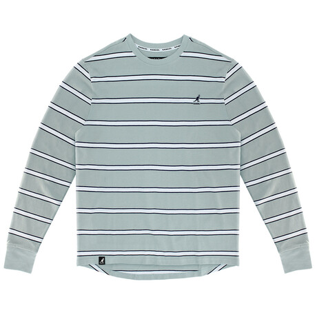 Kangol Sueded Long Sleeve Tee // Puritan Gray (XS)