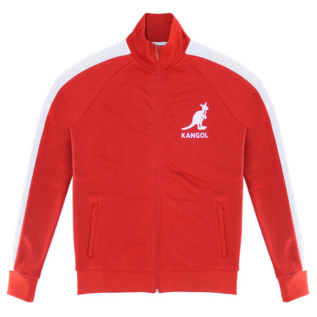 Kangol Track Jacket // Equestrian Red (XS)