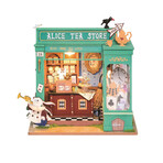 DIY 3D House Puzzle // Alice's Tea Store // 136 Pieces