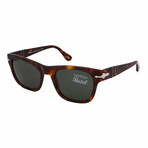 Persol // Men's PO3269S 24/31 Sunglasses // Havana + Green