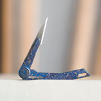 Titaner Falcon 2.24" Titanium Micro Knife with Replaceable Surgical Blades(#11) (Stonewashed Gray)