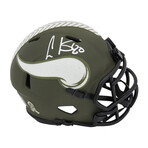 Cris Carter // Signed Minnesota Vikings Salute to Service Riddell Speed Mini Helmet