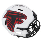 Deion Sanders // Signed Atlanta Falcons Lunar Eclipse Riddell Full Size Speed Replica Helmet