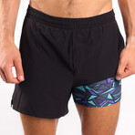 The Anti-Bounce // Black Ball Hammock® 5 Inch Athletic Shorts (XL)