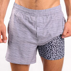 The Junk Trunks // Gray Ball Hammock® 5 Inch Athletic Shorts (XL)