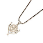 Ancient Roman Diva Faustina Coin Pendant // c. 141-150 AD