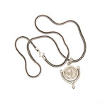 Ancient Roman Diva Faustina Coin Pendant // c. 141-150 AD