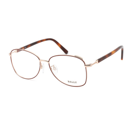 Bally // Men's BY5045-H Optical Frames // Bordeaux