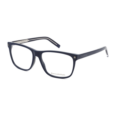 Ermenegildo Zegna // Men's EZ5170 Optical Frames // Shiny Blue