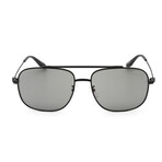 BMW // Men's BW0005 Sunglasses // Matte Black + Smoke Mirror