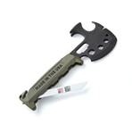 Off Grid Tools Pro Survival Axe Elite // Green