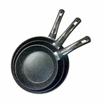 Essentials 3 Piece Non-stick Fry Pan Set