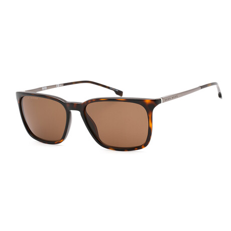 Men's BOSS 1183/S 0086 Sunglasses // Havana + Brown