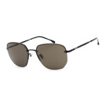 Men's BOSS 1344/F/SK 003 Sunglasses // Matte Black + Gray