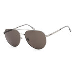 Men's BOSS 1473/F/SK 06LB Sunglasses // Ruthenium + Gray