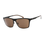 Men's BOSS 1410/F/S 0003 Sunglasses // Matte Black + Gray