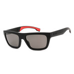 Men's BOSS 1450/S 0003 Sunglasses // Matte Black + Gray Polarized