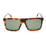 Men's BOSS 1440/S 005L Sunglasses // Havana + Green Polarized