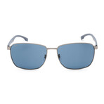 Men's BOSS 1469/F/SK 0R81 Sunglasses // Matte Ruthenium + Blue