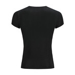 Ribbed V-Neck // Black (L)