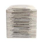 Grand Canyon Cowhide Pouf Ottoman