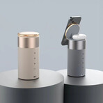 MagPod // Ultimate 5-in-1 Magnetic Charge & Music Station + Bedside Lamp (Silver)