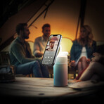 MagPod // Ultimate 5-in-1 Magnetic Charge & Music Station + Bedside Lamp (Silver)