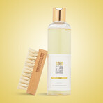 Gold Standard // Premium Shoe Cleaner Kit Brush and 4 oz. Solution and 24 Shoe Cleaning Wipes