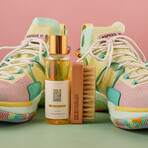 Gold Standard // Premium Shoe Cleaner Kit Brush and 4 oz. Solution