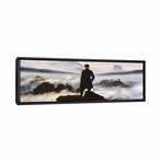 The Wanderer Above The Sea Of Fog By Caspar David Friedrich (12"H x 36"W x 1.5"D)