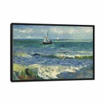 Seascape Near Les Saintes Maries De La Mer By Vincent Van Gogh (18"H x 26"W x 1.5"D)