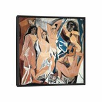 Les Demoiselles D'Avignon By Pablo Picasso (12"H x 12"W x 1.5"D)