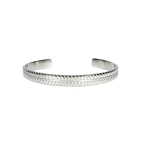 Textured Silver Cuff