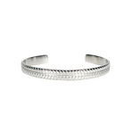 Textured Silver Cuff
