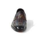 Lewis Dress Shoe // Brown + Dark Blue (Euro: 43)