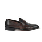 Lewis Dress Shoe // Brown + Dark Blue (Euro: 43)