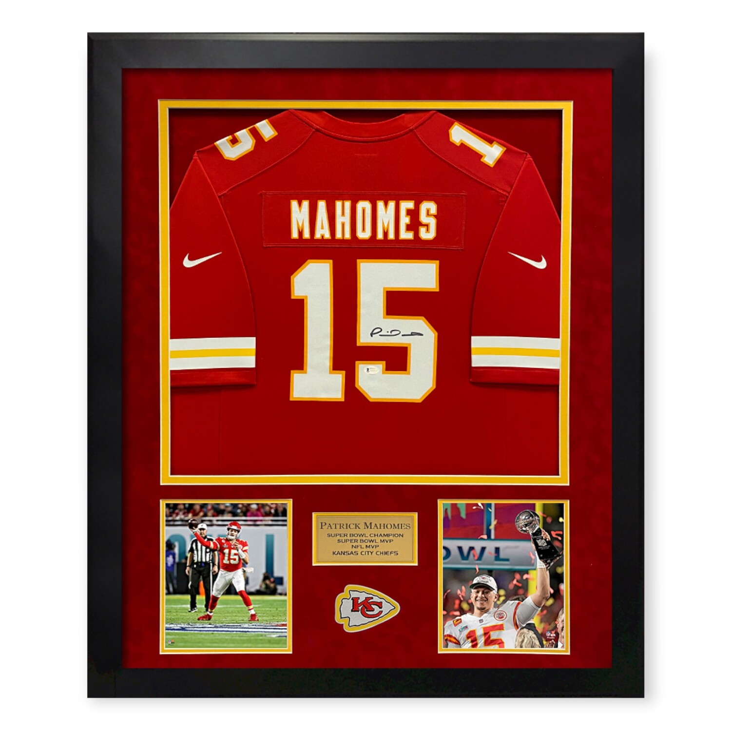 Patrick Mahomes // Kansas City Chiefs // Autographed Jersey + Framed - NFL  MEMORABILIA - Touch of Modern
