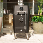 4K Kamado Grill / Smoker + Cover & Half Moon Riser Kit