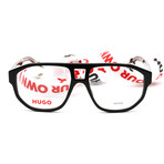 Men's HG 1221 0UYY 00 Optical Frames // Black + Red