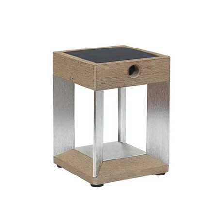 Blade Table Light // Weathered Teak // V4 (Aluminum Anodized)