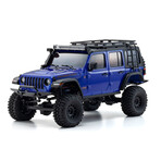 MINI-Z 4×4 Series Readyset JeepⓇ /Wrangler Unlimited Rubicon + Accessory Parts // Ocean Blue Metallic