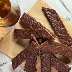 Family Sized // Boozy Jerky Style Steak Strip & Snack Stick Variety 12 Packages // 60 Servings