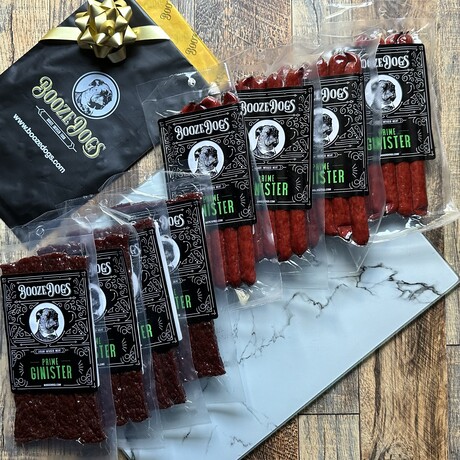 Family Sized Gin Jerky and Snack Stick Combo 8 Packs // 40 Servings