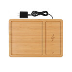 Wireless Charging Valet Tray // Bamboo