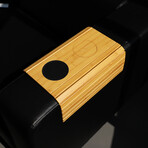 Sofa Armrest Tray + Wireless Charging  // Without Side Pocket // Bamboo