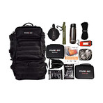 FOREGO // Ultimate Adventure & Survival Backpack // Black