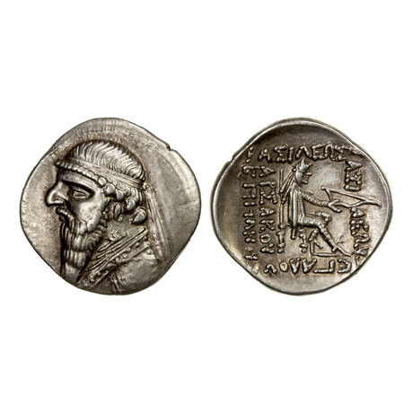 Exceptional Persian Silver Coin // Parthia, 121-91 BC